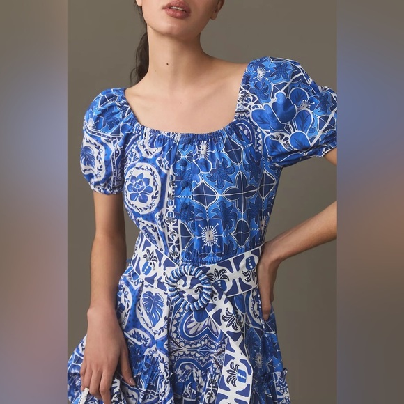 Farm Rio Tile Dream Maxi Dress - Picture 2 of 7